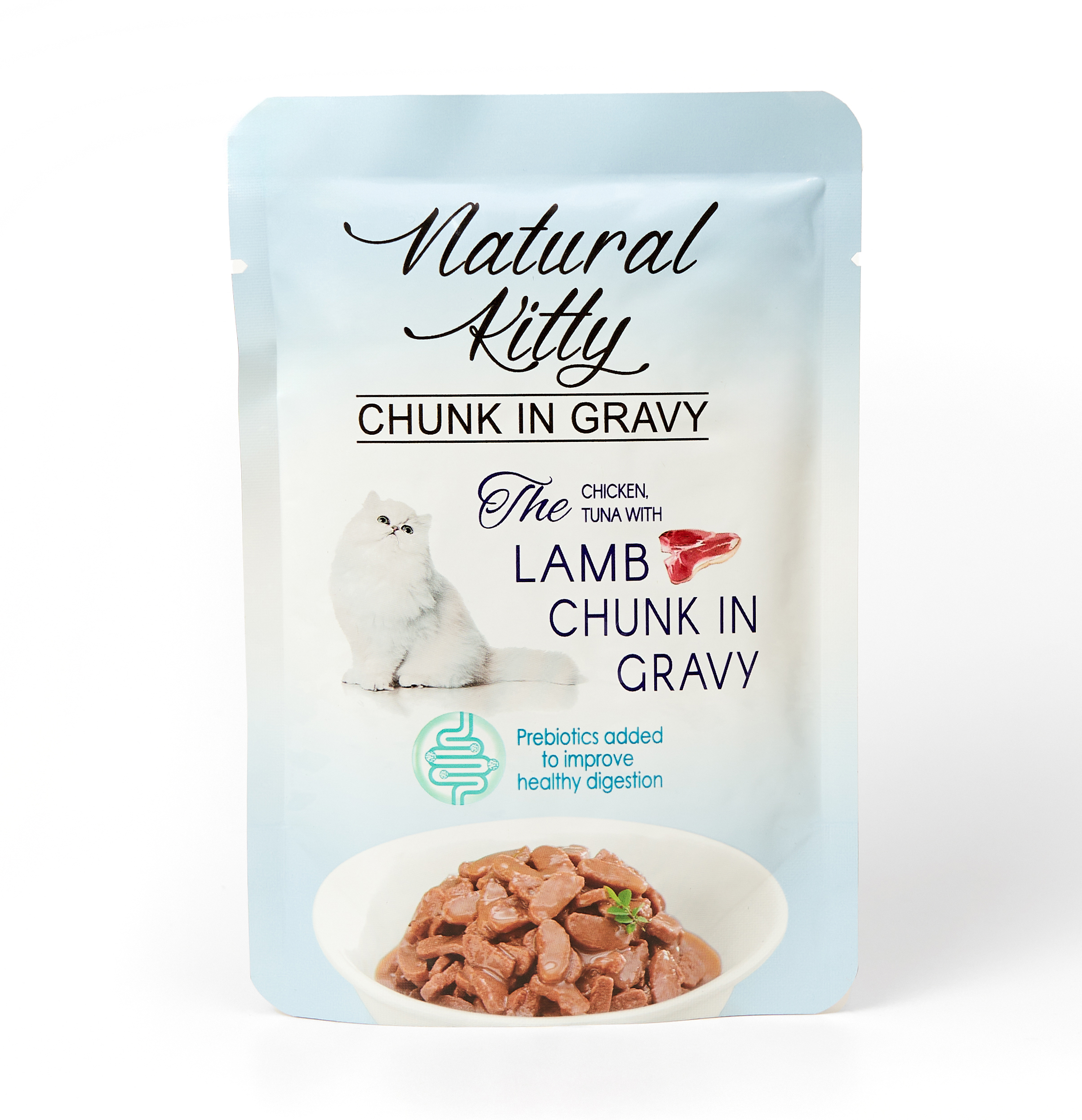 Пауч для котов Natural Kitty Курица Ягненок 85 г (NKS240804)