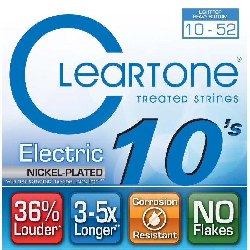 Струны для электрогитары Cleartone 9420 Coated Electric Guitar Strings Light Heavy Bottom 10/52