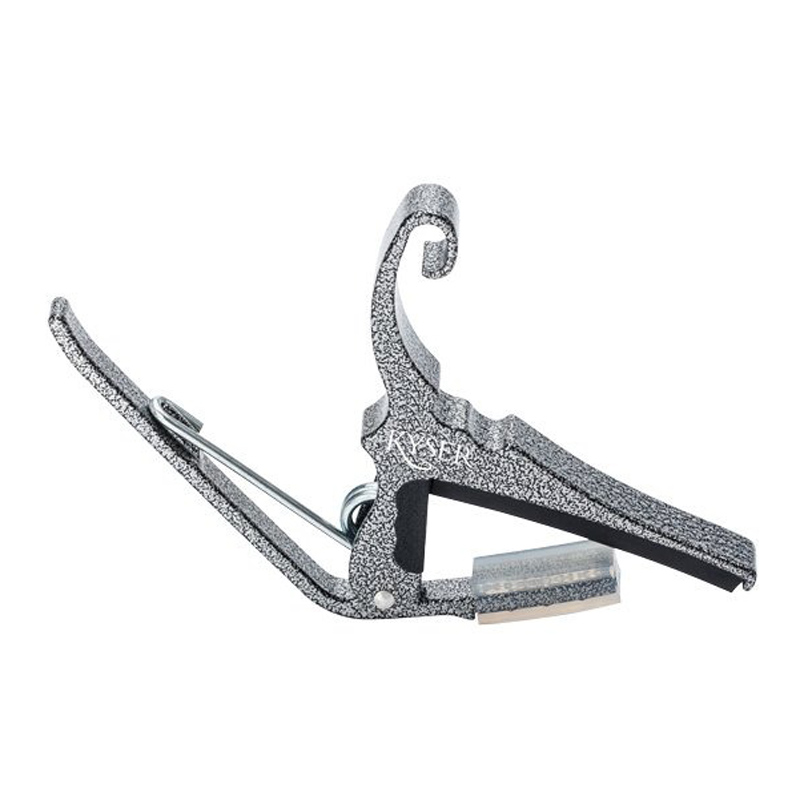 Каподастр Kyser KG6SVA Quick-Change Acoustic Guitar Capo Silver Vein