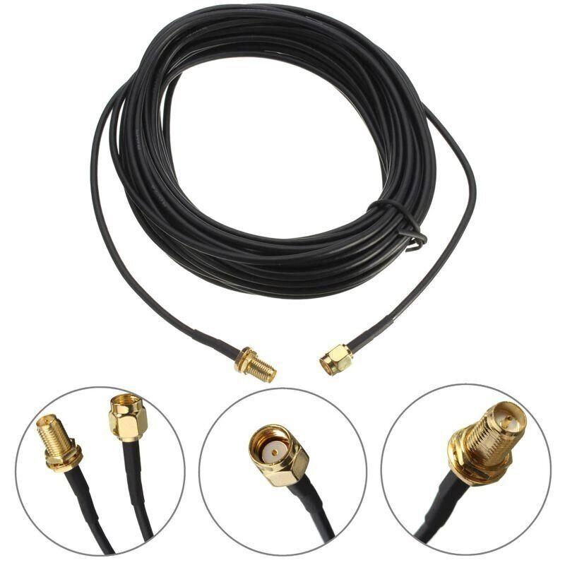 Антенный кабель - удлинитель с SMA разъемами Unitoptek PR-SMA-1 1 м