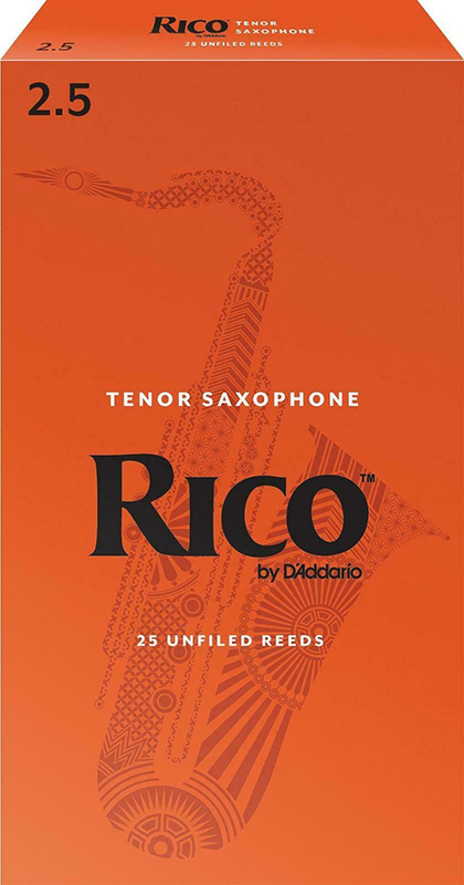 Тростини для саксофону тенор D'Addario Rico RKA0125 - Tenor Sax #2.5 (1 шт.)