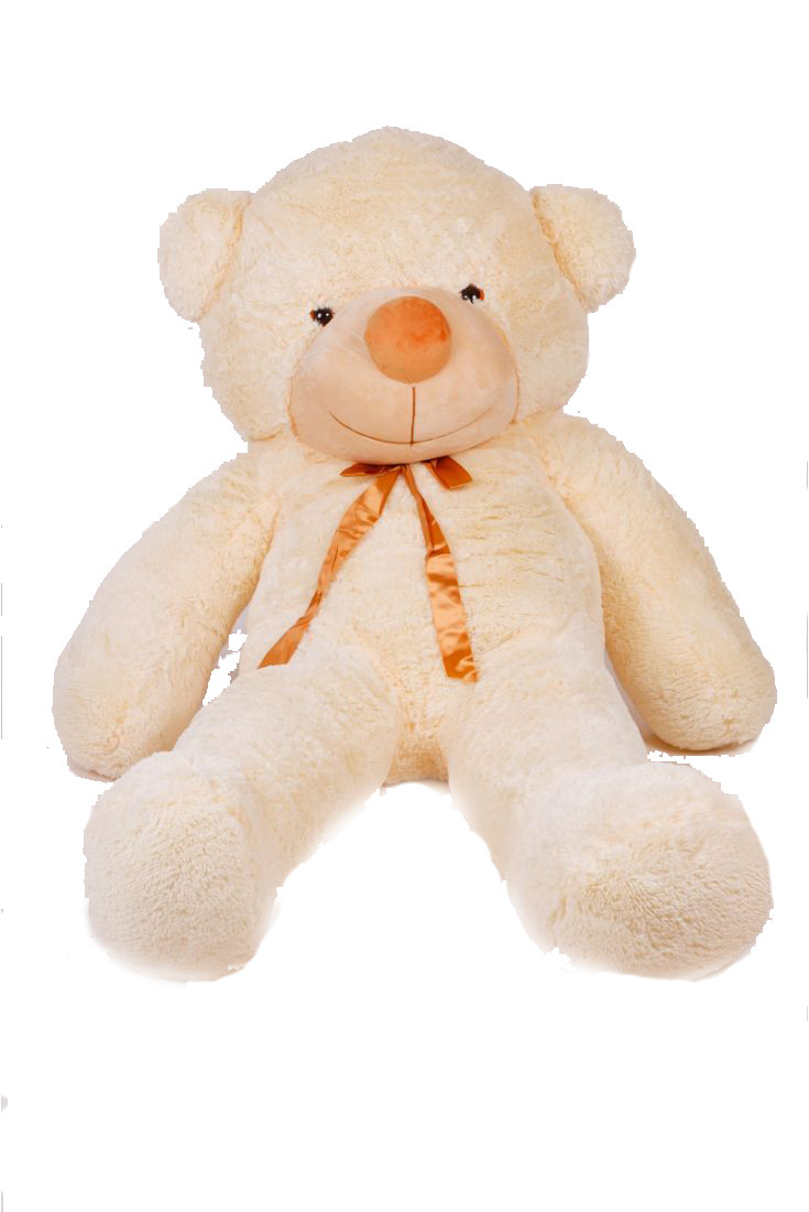 М'яка іграшка ведмідь Тедді 180 см Кремовий (196-19112830)