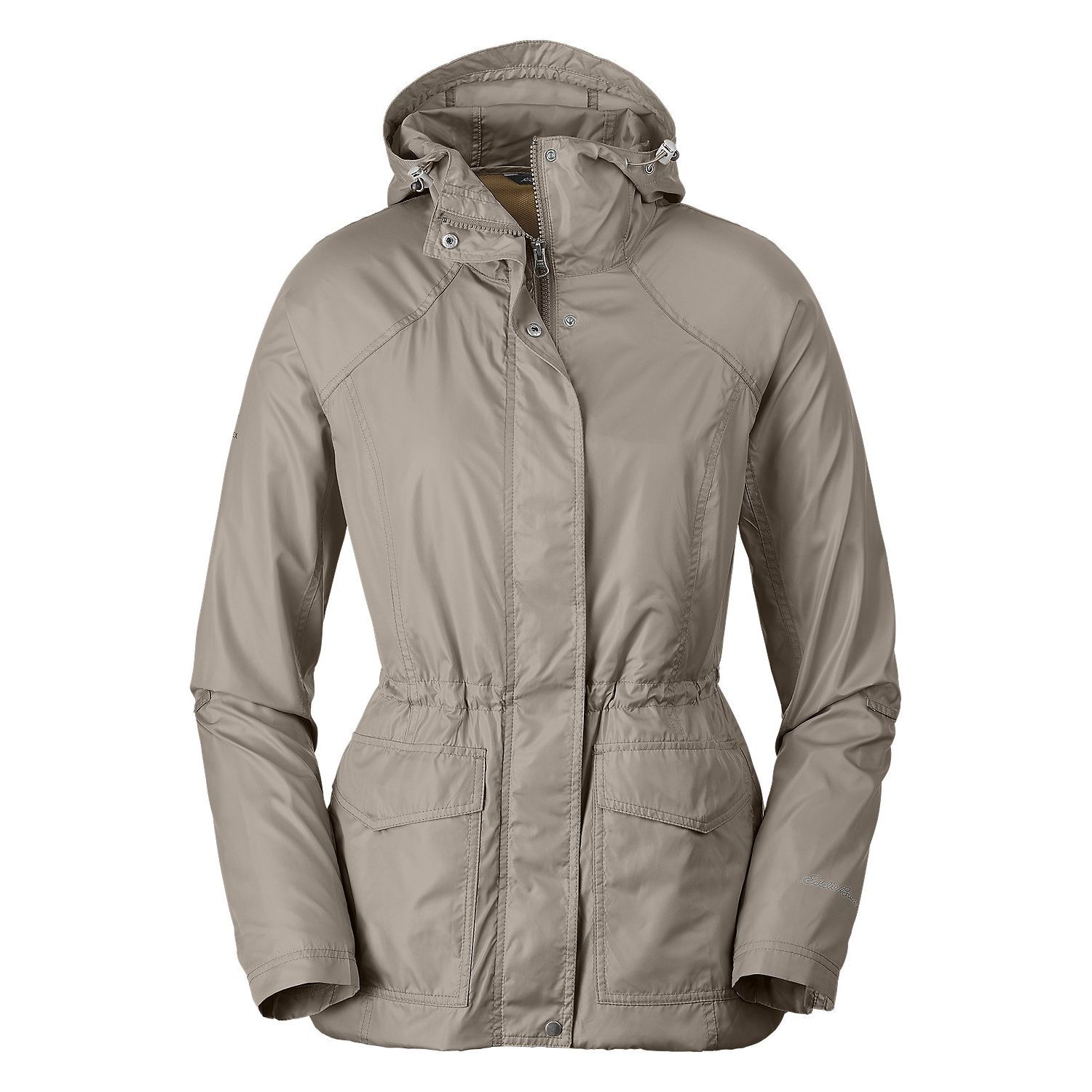Плащ Eddie Bauer Women's Somerland Convertible Trench Coat LT TAUPE M Сірий (5048LTAU-M)