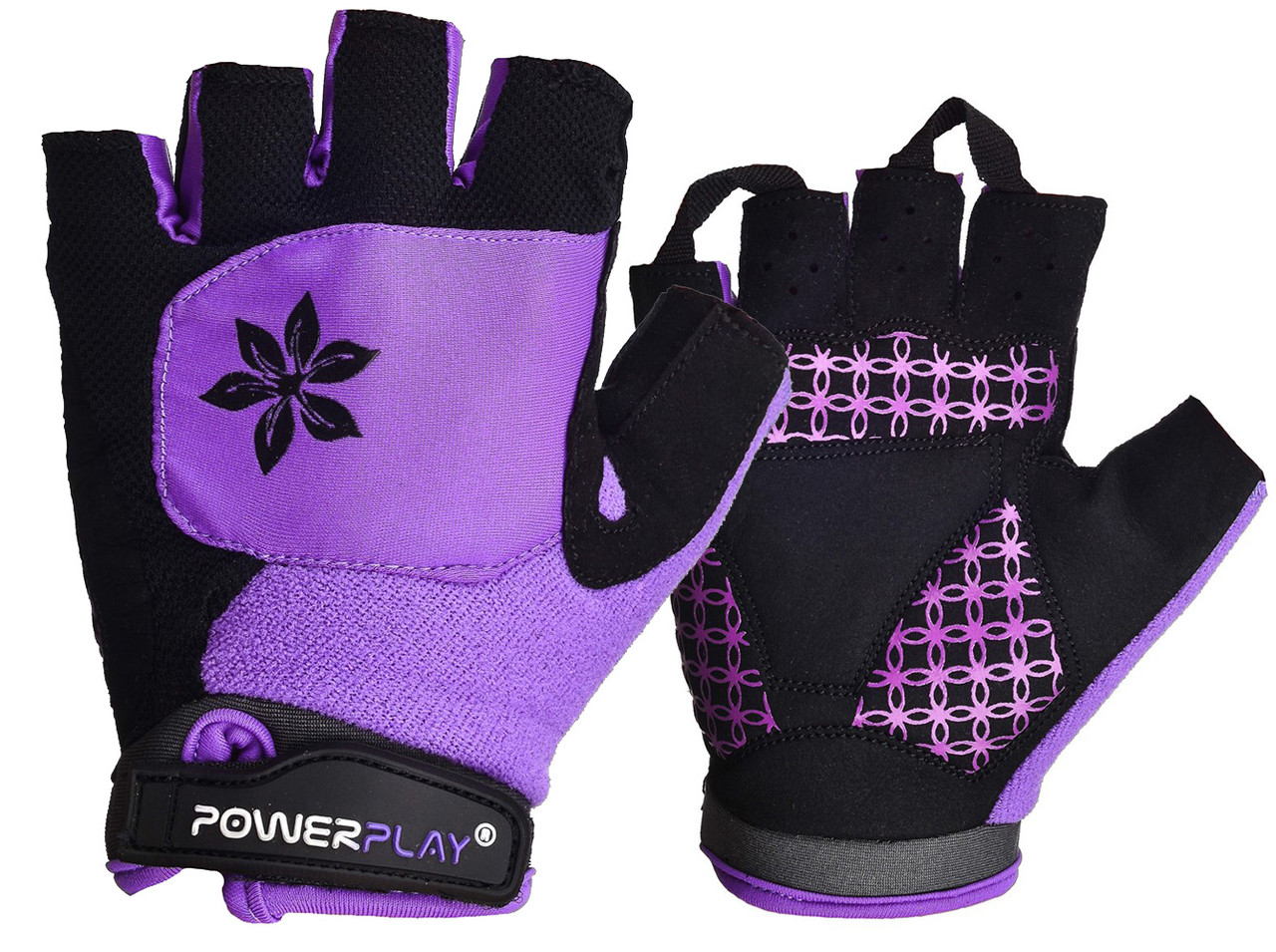 Велорукавички PowerPlay 5284 XS Фіолетові (5284_XS_Purple)