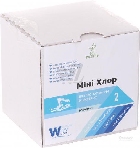 Средство для очищения воды в бассейне Мини хлор WWW 0,4кг (коробочка) таблетка (20гр)
