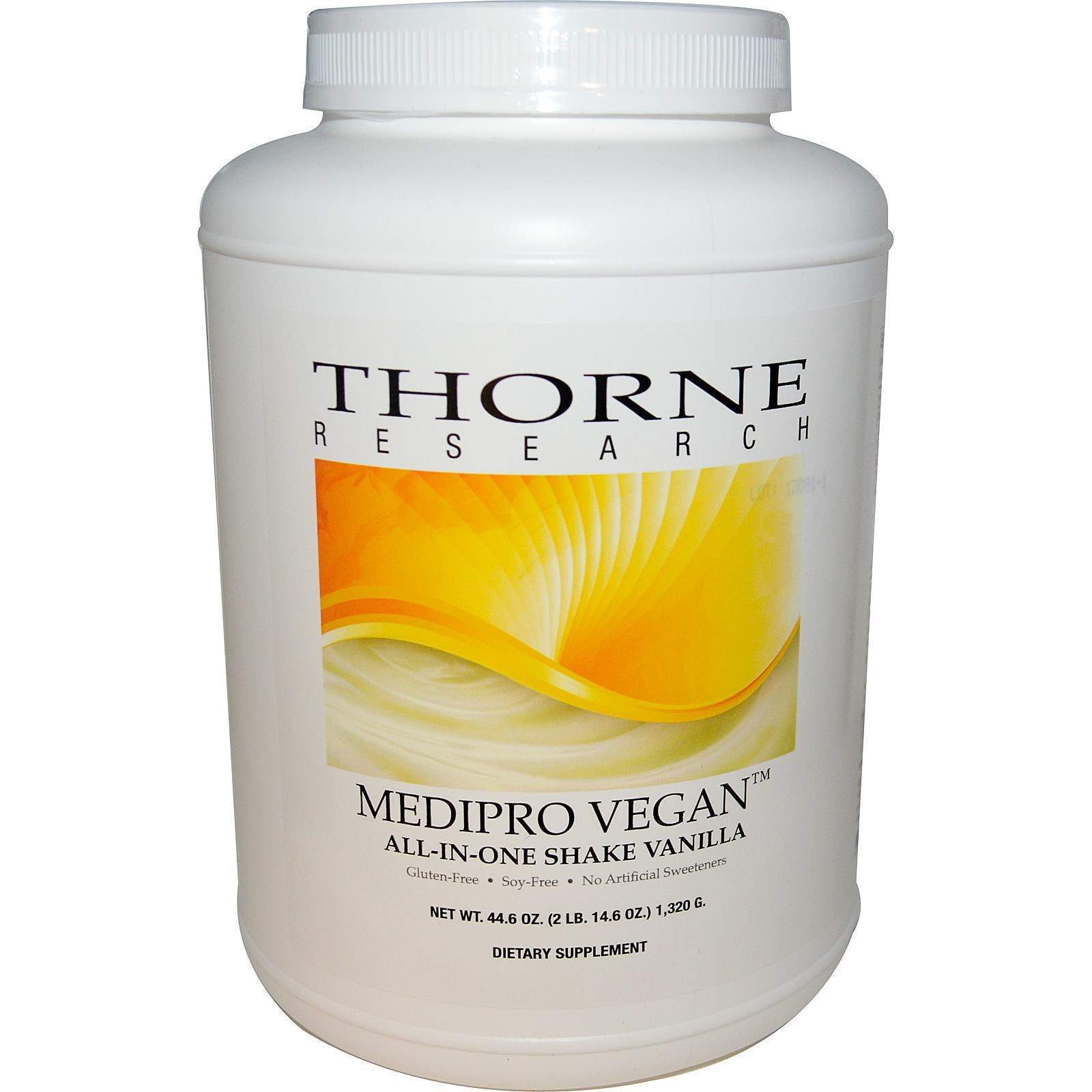 Протеин вегетарианский вкус ванили Medipro Vegan Thorne Research 1.320 г (11141)