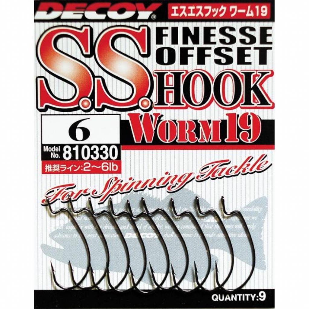 Гачок Decoy Worm 19 S.S Hook 06 9 шт/уп (1013-1562.00.07)
