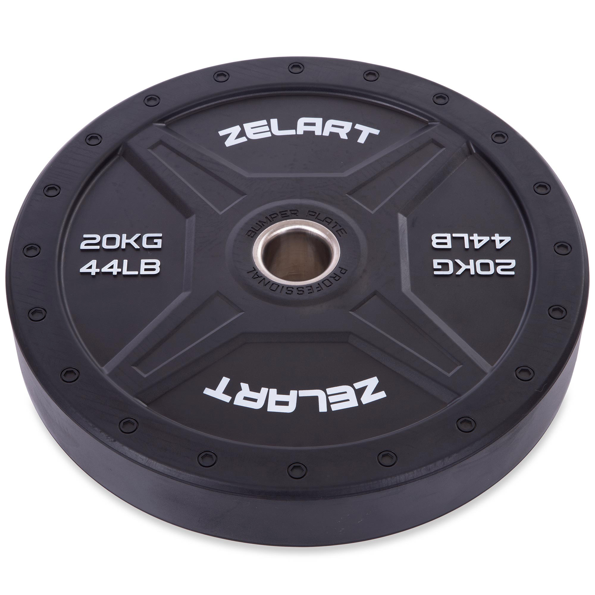 Бамперні диски для кросфіту Zelart TA-2258-20 20кг Чорний