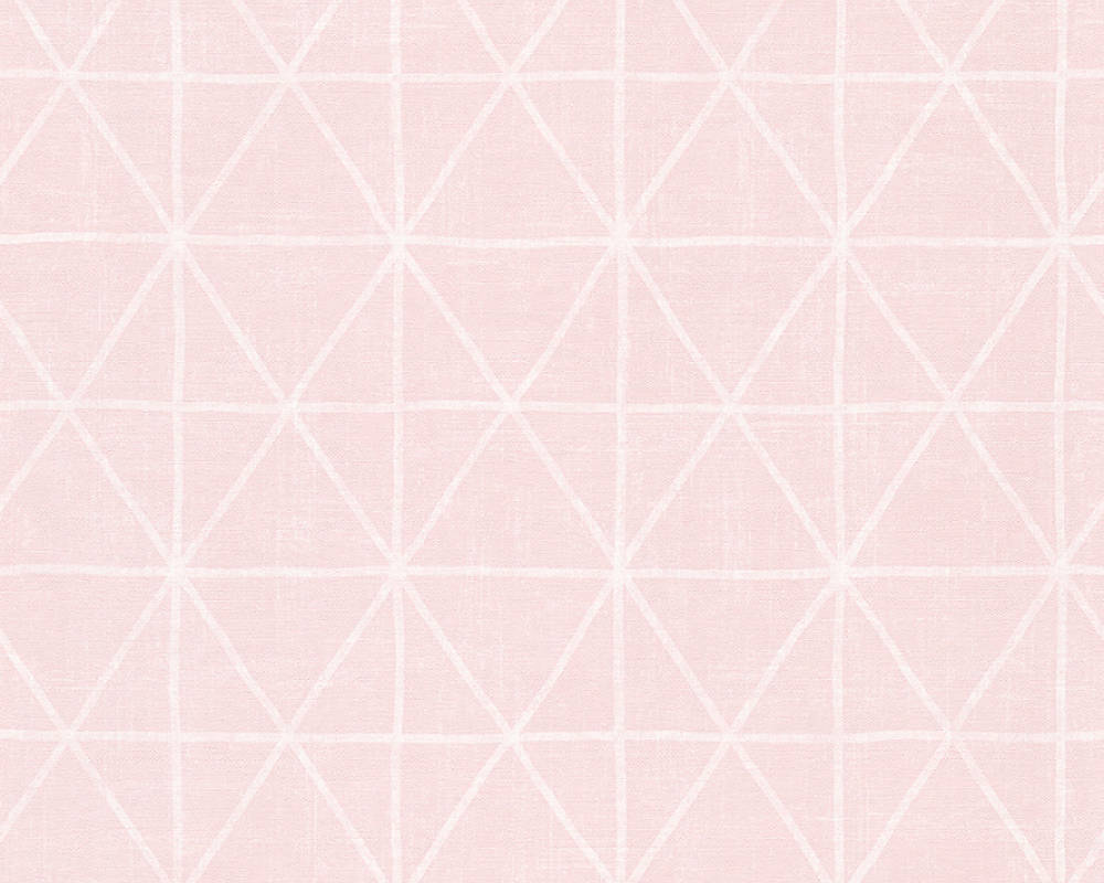 Вінілові шпалери на основі флізеліну A.S. Creation Scandinavian 34137-2 Рожевий