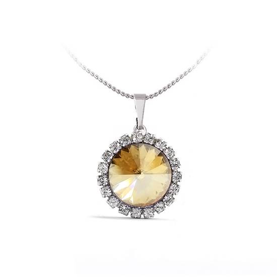 Підвіс з ланцюжком KOBI Rivoli Strass Ø 16 мм зі Swarovski (7430-3090-05-32)
