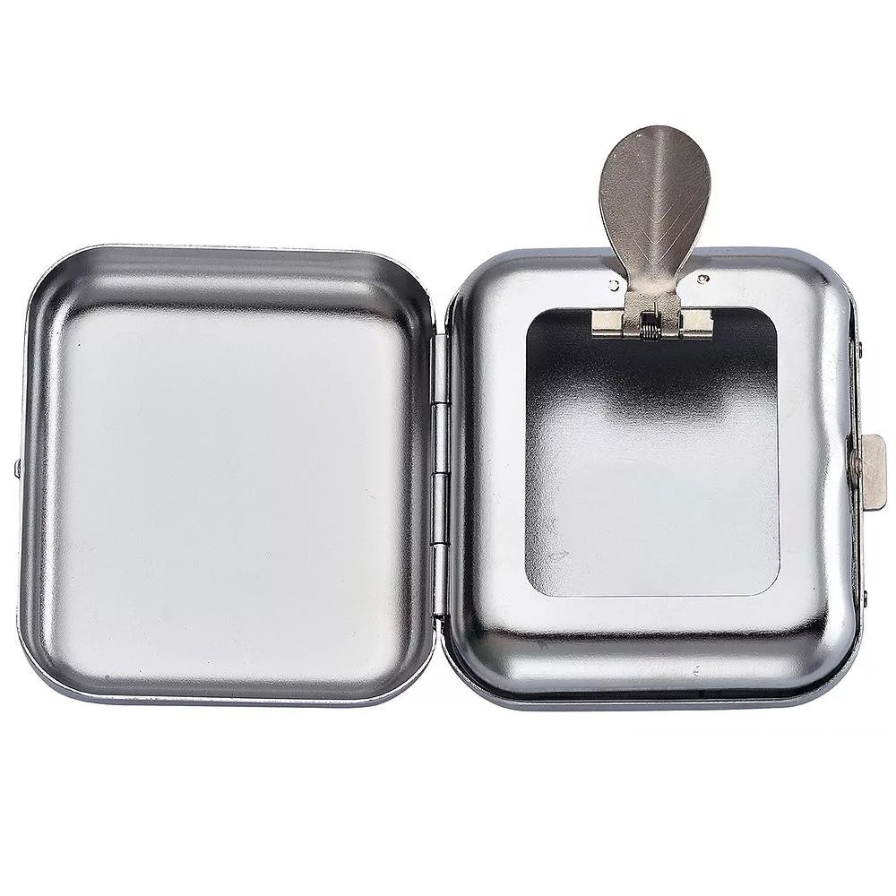 Пепельница Карманная Champ Square Pocket Ashtray Серебристая (40509023)