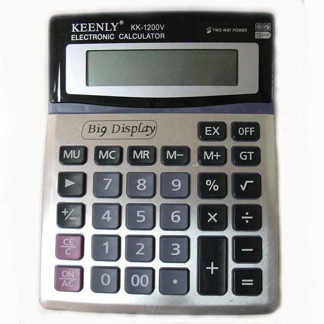 Калькулятор бухгалтерський настільний Keenly КК-1200V (007524)