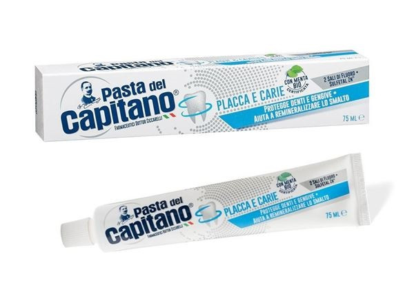 Зубная паста Pasta del Capitano Dentifricio Placca e Carie 75 мл