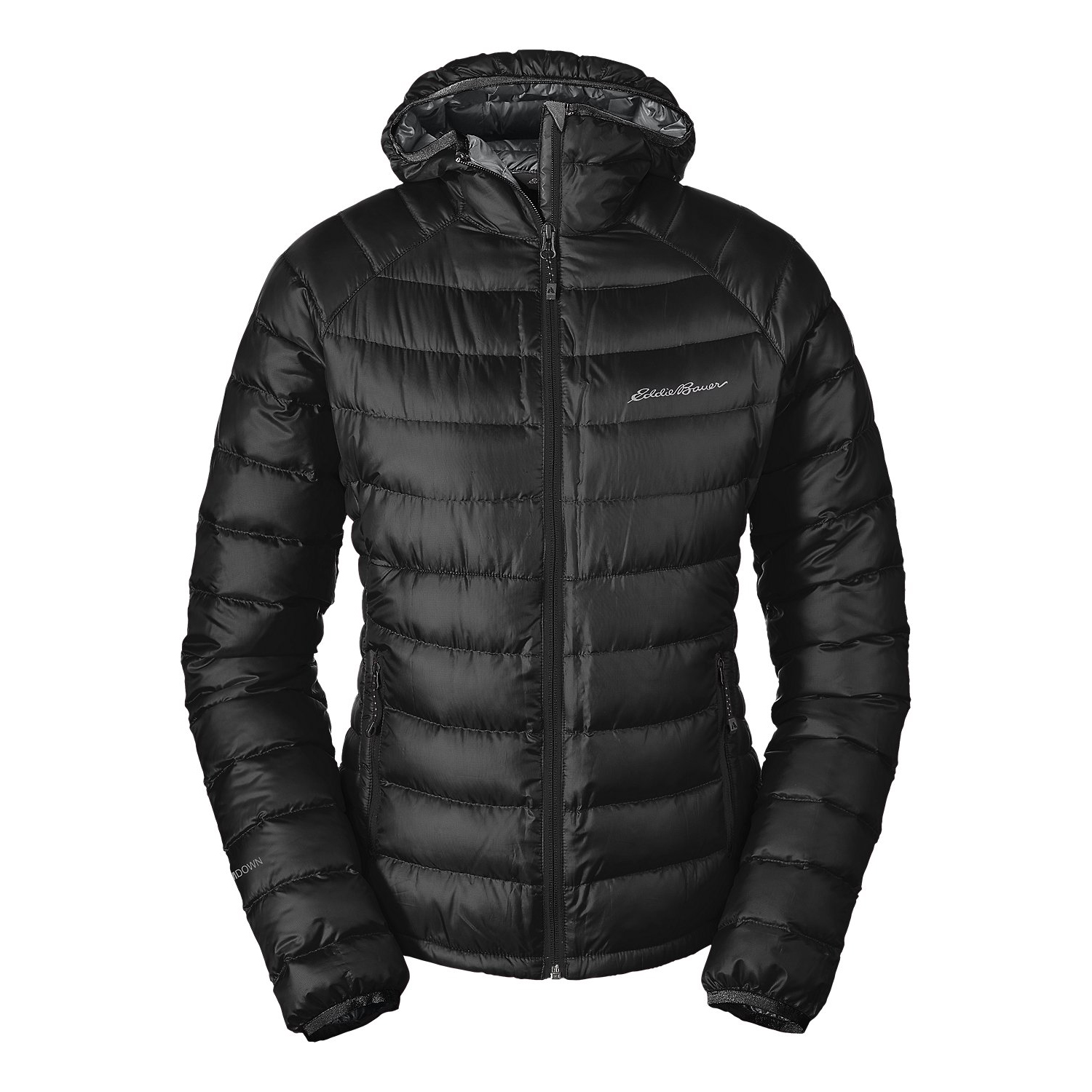 Куртка Eddie Bauer Womens Downlight StormDown Hooded Jacket M Черный (1074BK)