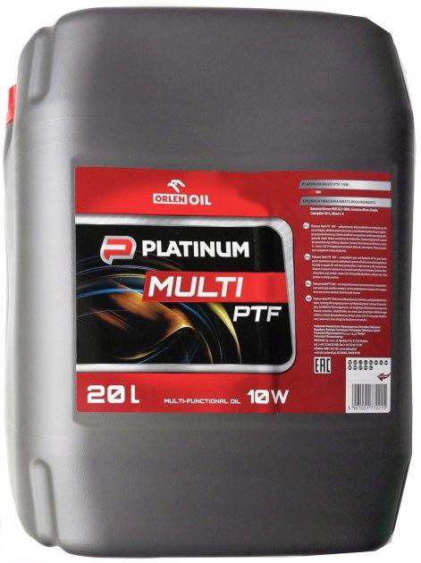 Гідравлічно-трансмісійне масло Orlen Oil Platinum MULTI PTF 10W 20 л