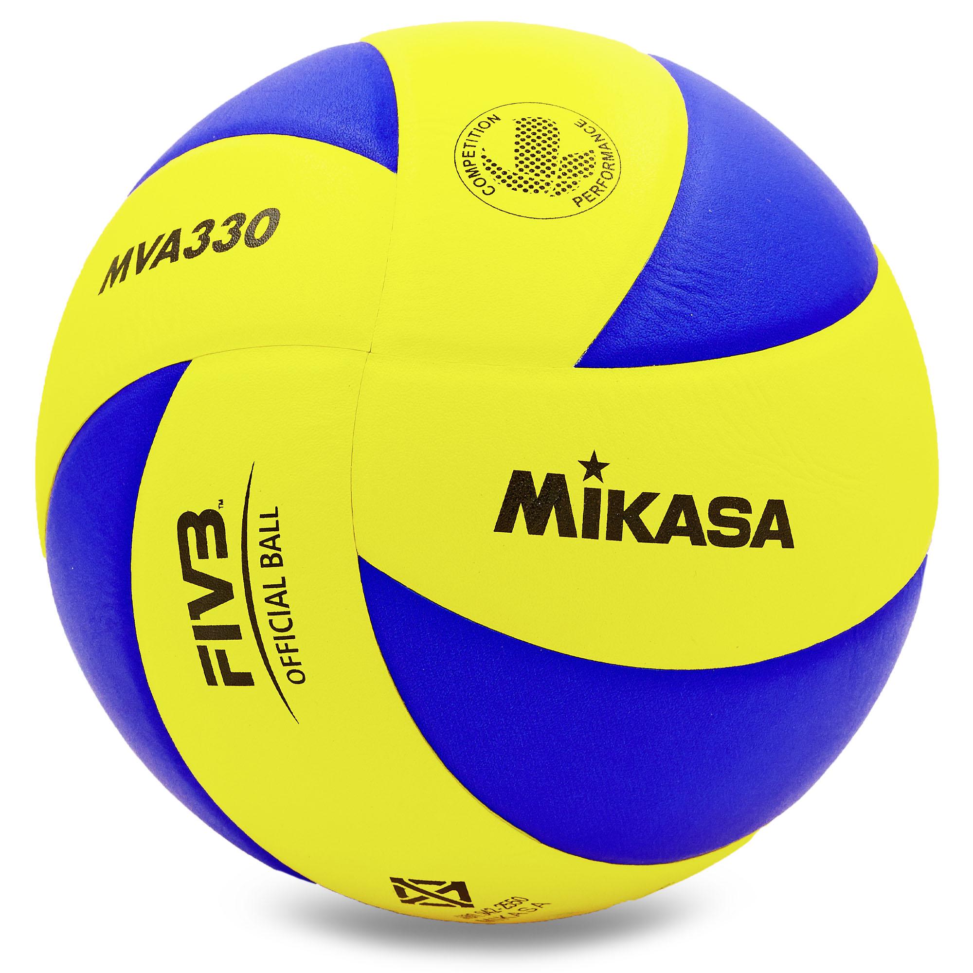 Мяч волейбольный MIKASA MVA-330 №5 PU клееный оригинал (SK000440)