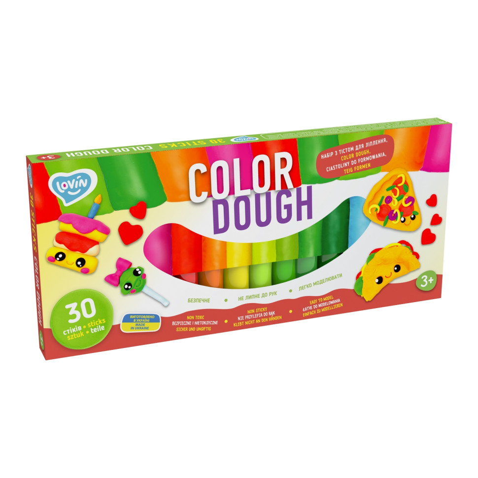 Набор для лепки с тестом Color Dough TM Lovin 41205 30 стиков