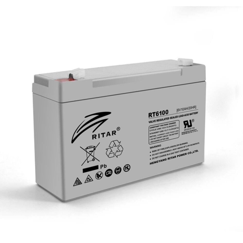 Аккумуляторная батарея AGM Ritar RT6100 6V 10Ah