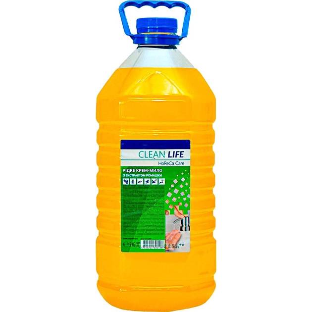 Рідке крем-мило з екстрактом ромашки Clean Life 5 л