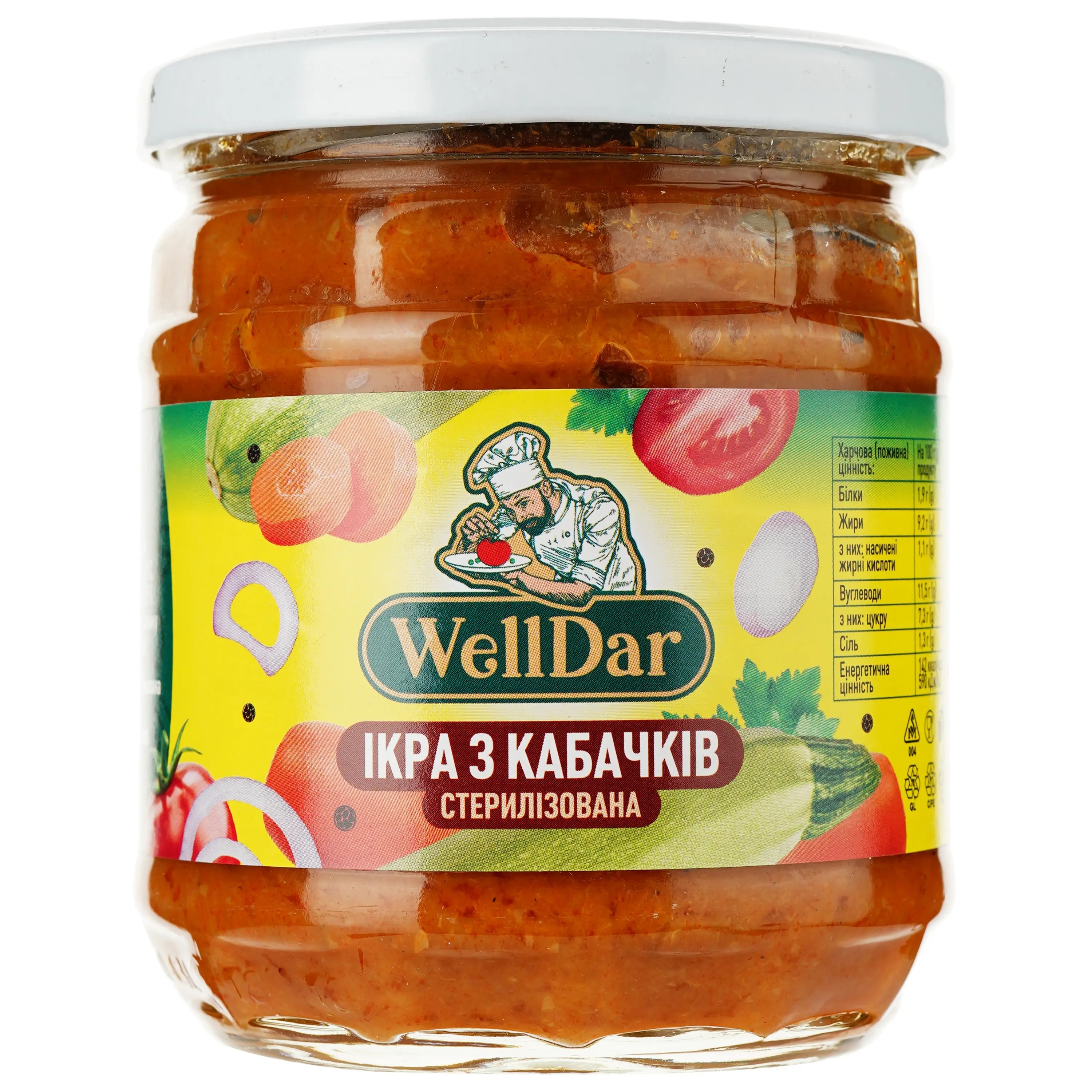 Икра кабачковая WellDar 400 г 4840019005209