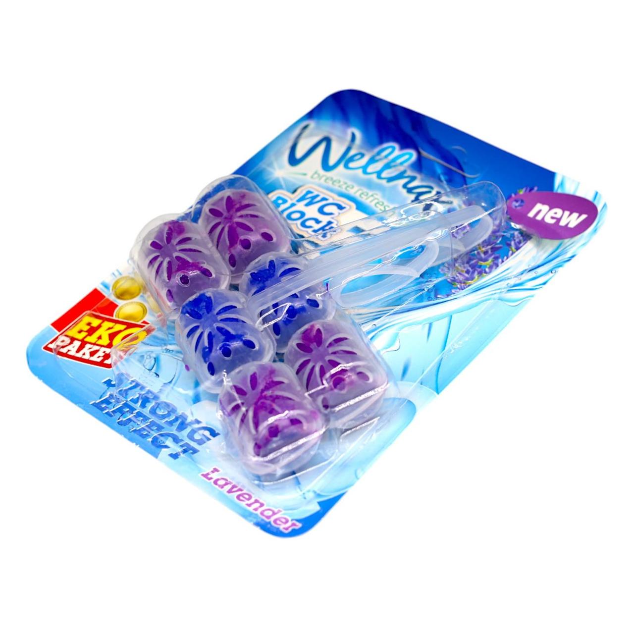 Туалетный блок Wellnax Eco Лаванда 2х57 г