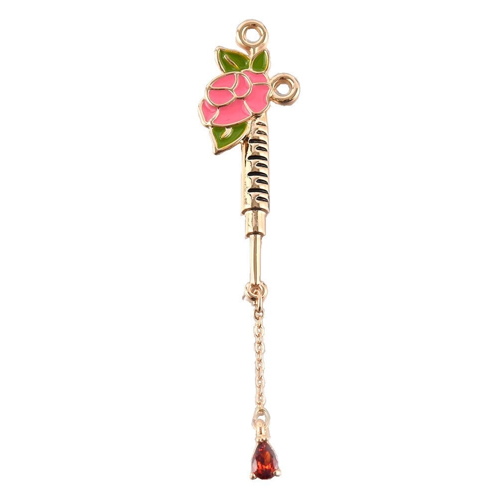 Значок BROCHE Шприц с каплей золотистый BRGV112925