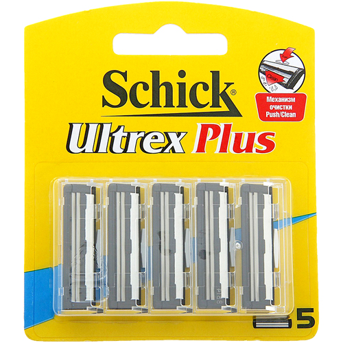 Змінні касети Schick Wilkinson Ultrex Plus 5 шт (1057)