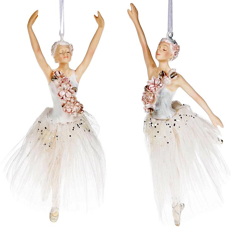 Елочные игрушки набор BonaDi Ballerinas 18 см Разноцветный 4 шт DP232182