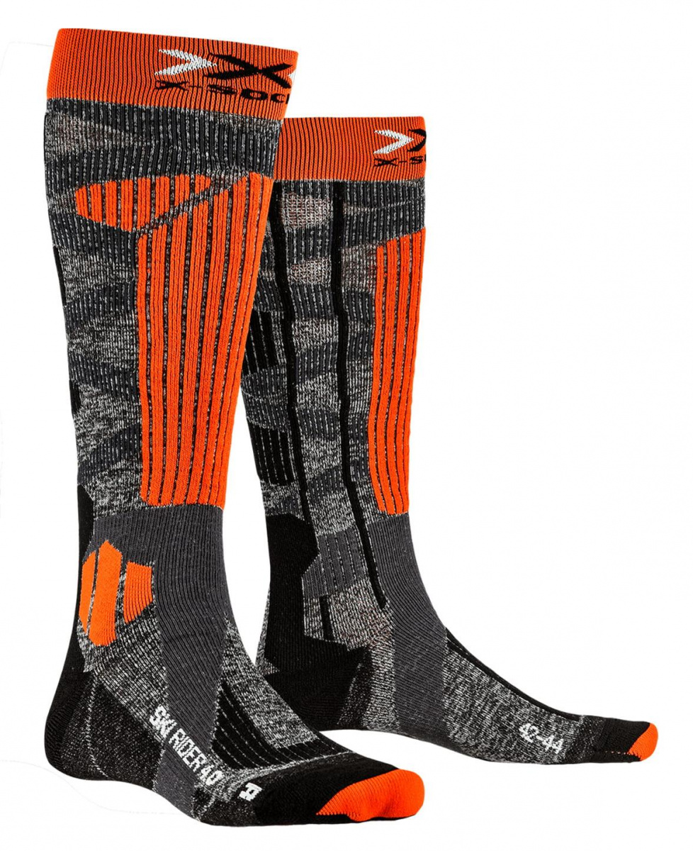 Носки X-Socks Ski Rider 4.0 39-41 Черный/Красный (1068-XS-SSKRW19UG205 39-41 G2)