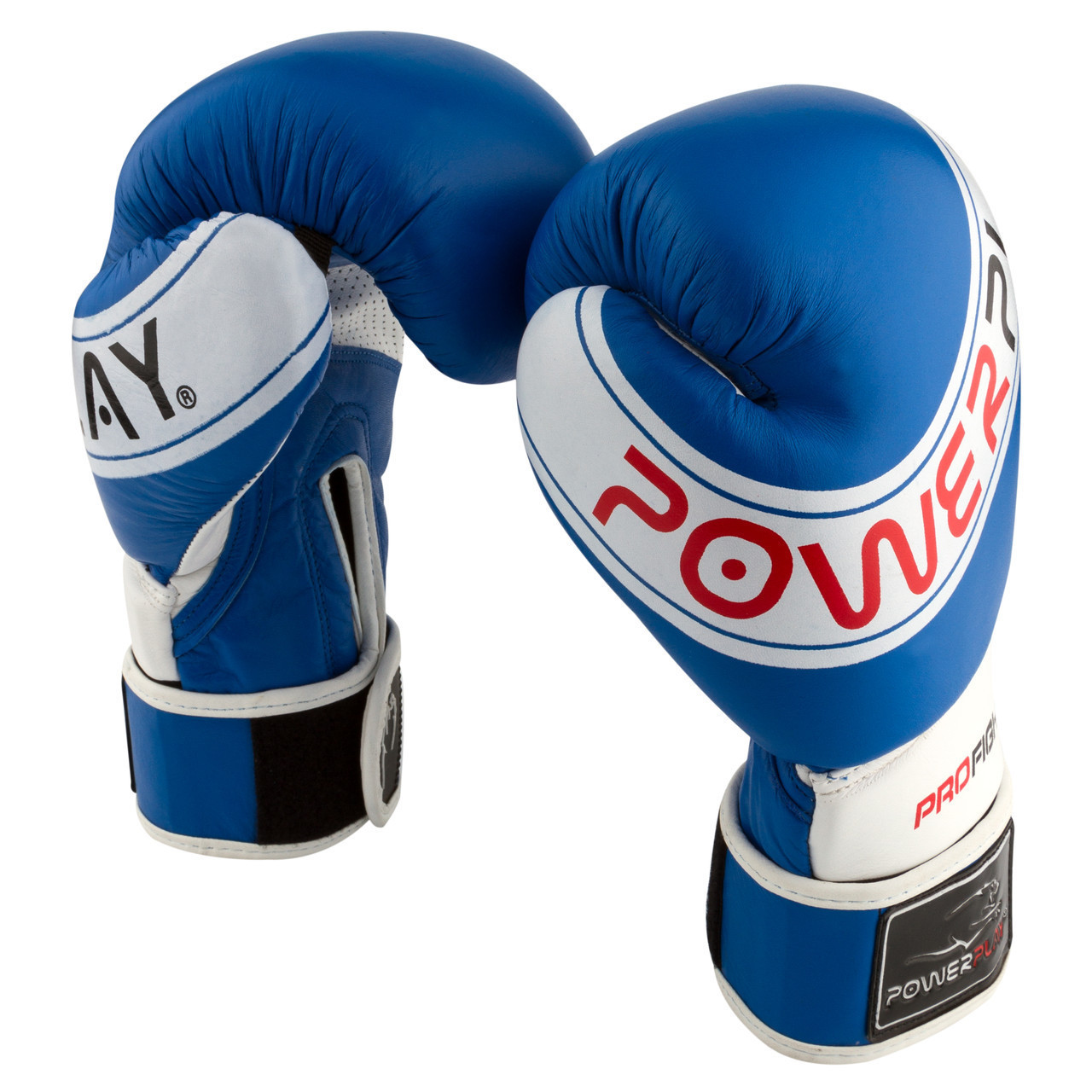 Боксерські рукавиці PowerPlay 3023 A 16 унцій Синьо-Білі (PP_3023A_16oz_Blue)