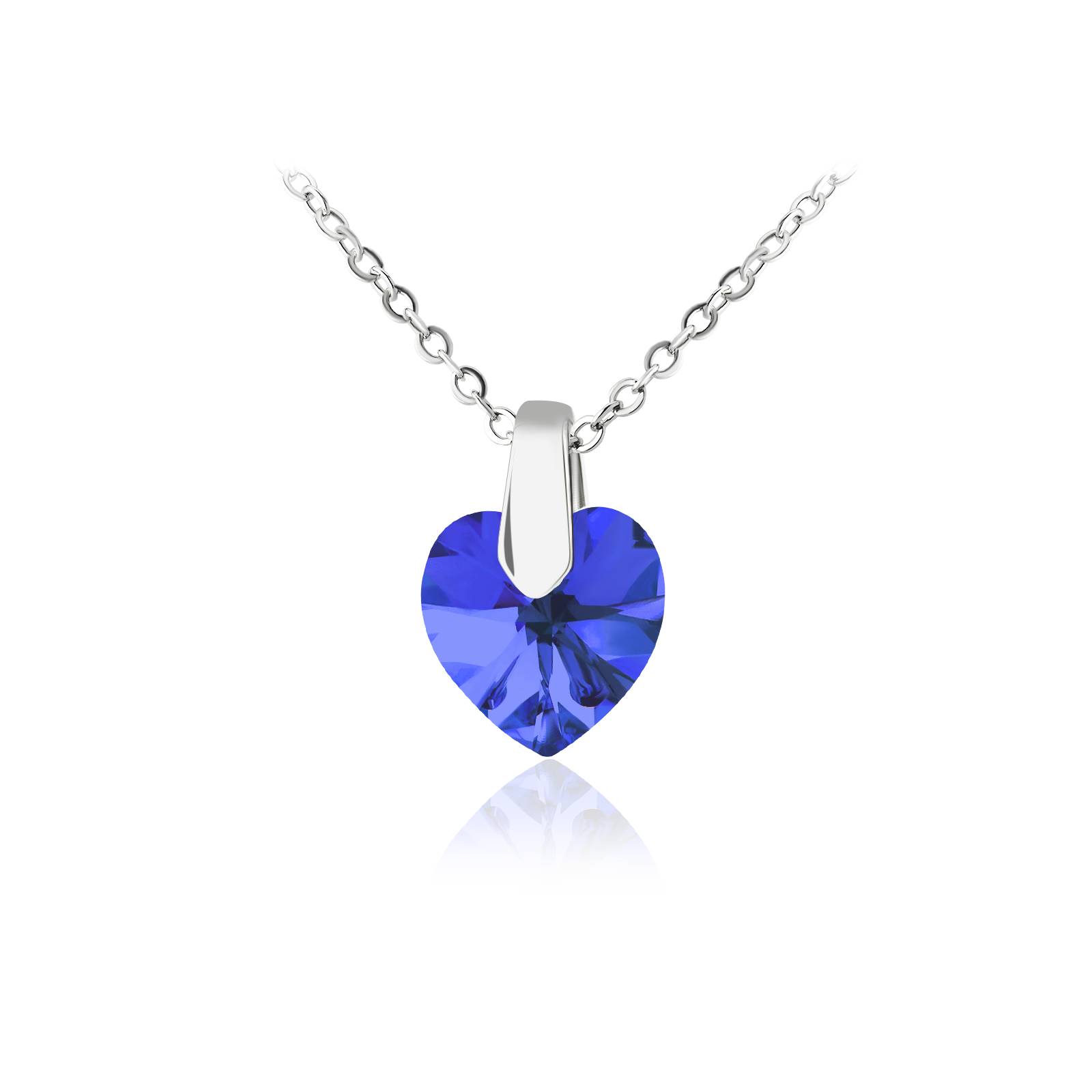 Кулон KOBI Heart Small зі Swarovski 9x10 мм (7430-2259-202-32)