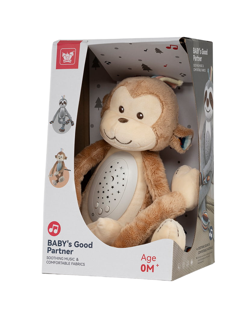 Ночник Tongle Toys Обезьяна 18.5х16.5х30 см Коричневый (140664)
