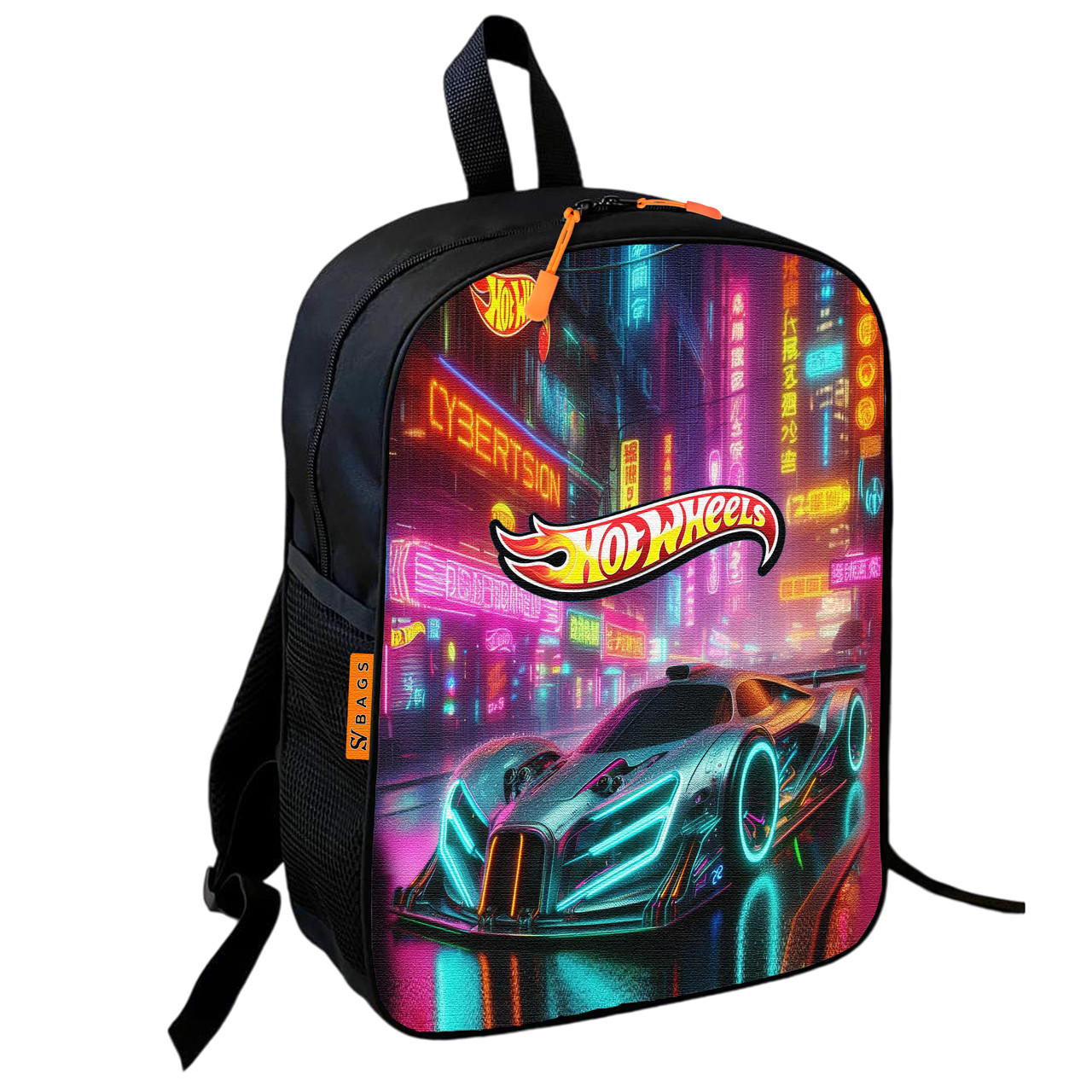 Дитячий шкільний рюкзак Hot Wheels 36×27×13 см, водонепроникний, різнокольоровий — арт. 2551263520
