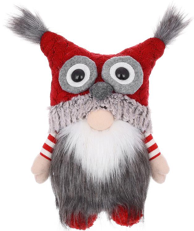 Декоративная игрушка Gnome with owl hat 47 см Разноцветный BonaDi DP232204