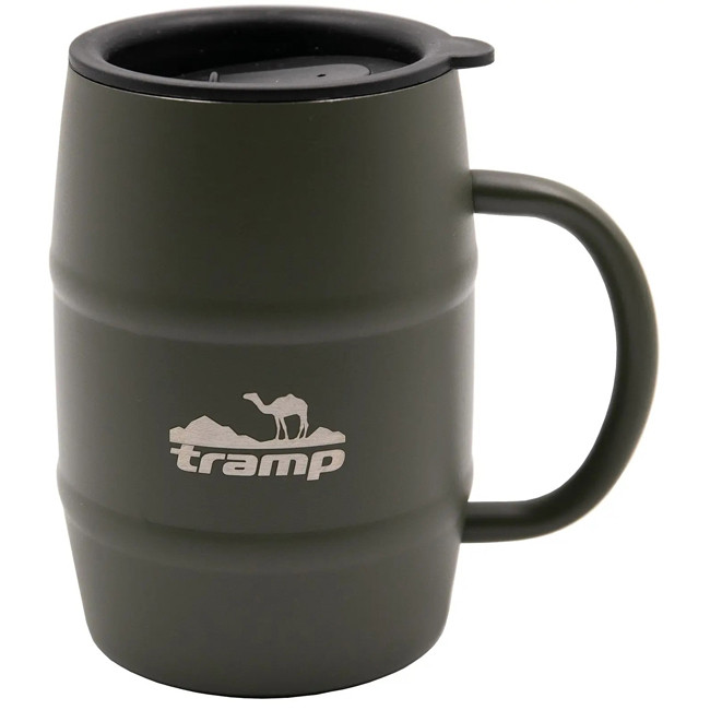 Термо чашка подарункова з кришкою Tramp 0,5 л. оливкова N
