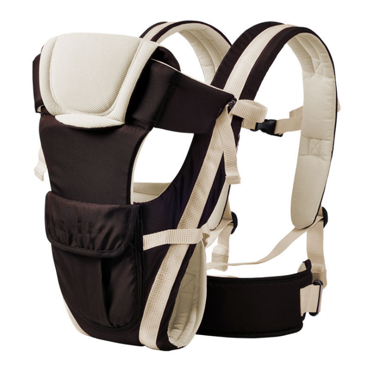 Сумка-кенгуру SUNROZ BP-14 Baby Carrier рюкзак для перенесення дитини Чорно-Білий (SUN0975)