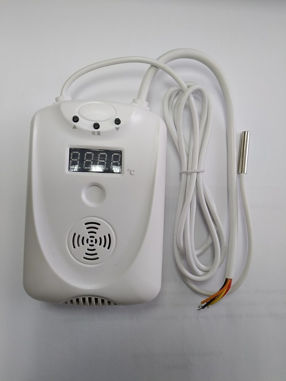 Бездротовий датчик температури ALARM KR-01 GSM New Білий (GFTYDJHV4578YGHU)