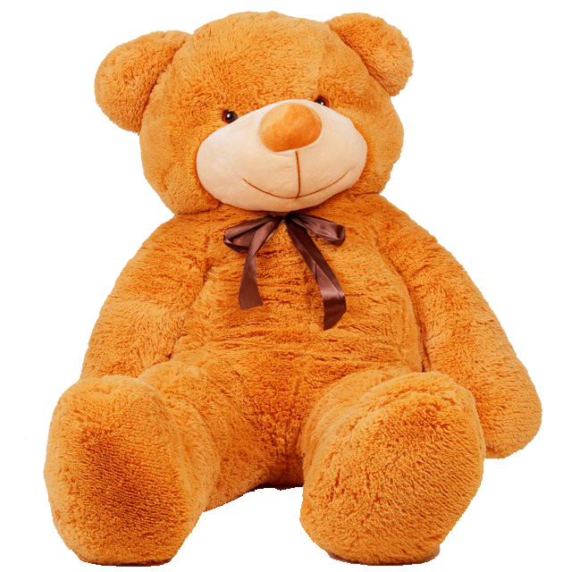 Мягкая игрушка медведь Тедди 140 см Карамельный (196-19112827)
