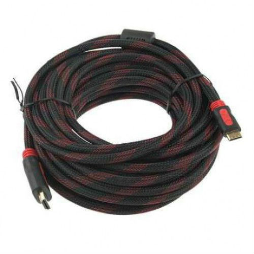 Кабель HDMI-HDMI 5 m усиленный в обмотке Cable Черный (JGyui44325)
