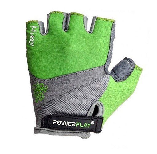 Велосипедні рукавички жіночі 5277 Power Play XS Зелений (07228045)