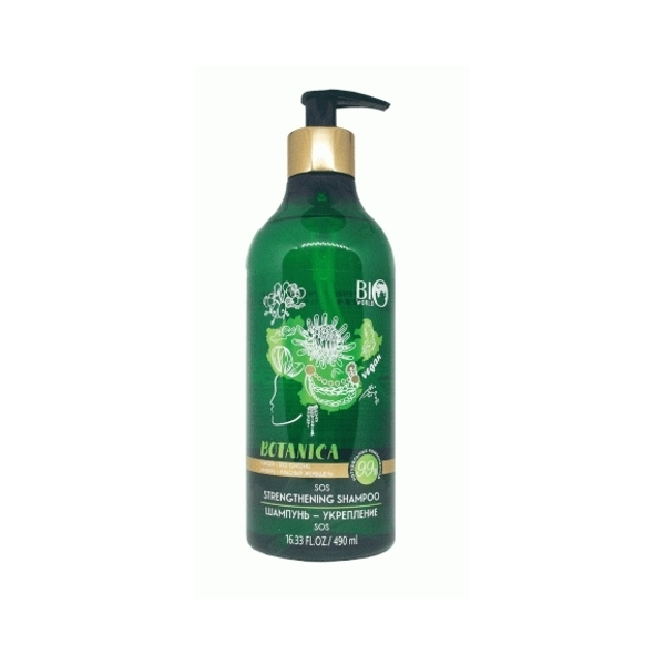 Шампунь для волосся BioWorld Botanica SOS зміцнює 490 мл (XKfD43993)