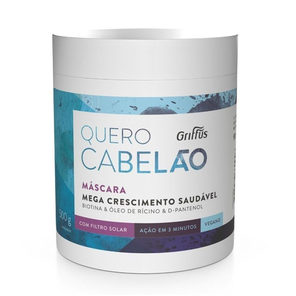 Маска для стимуляции роста волос Griffus Mascara Quero Cabelao 500 Gr (42905)
