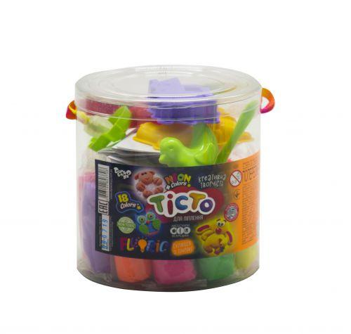 Набір для ліплення Danko Toys Fluoric, 18 кольорів (рус) TMD-FL-18-01