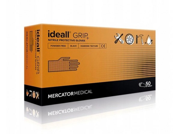 Рукавички Ideall GRIP + Mercator Medical М 50 шт
