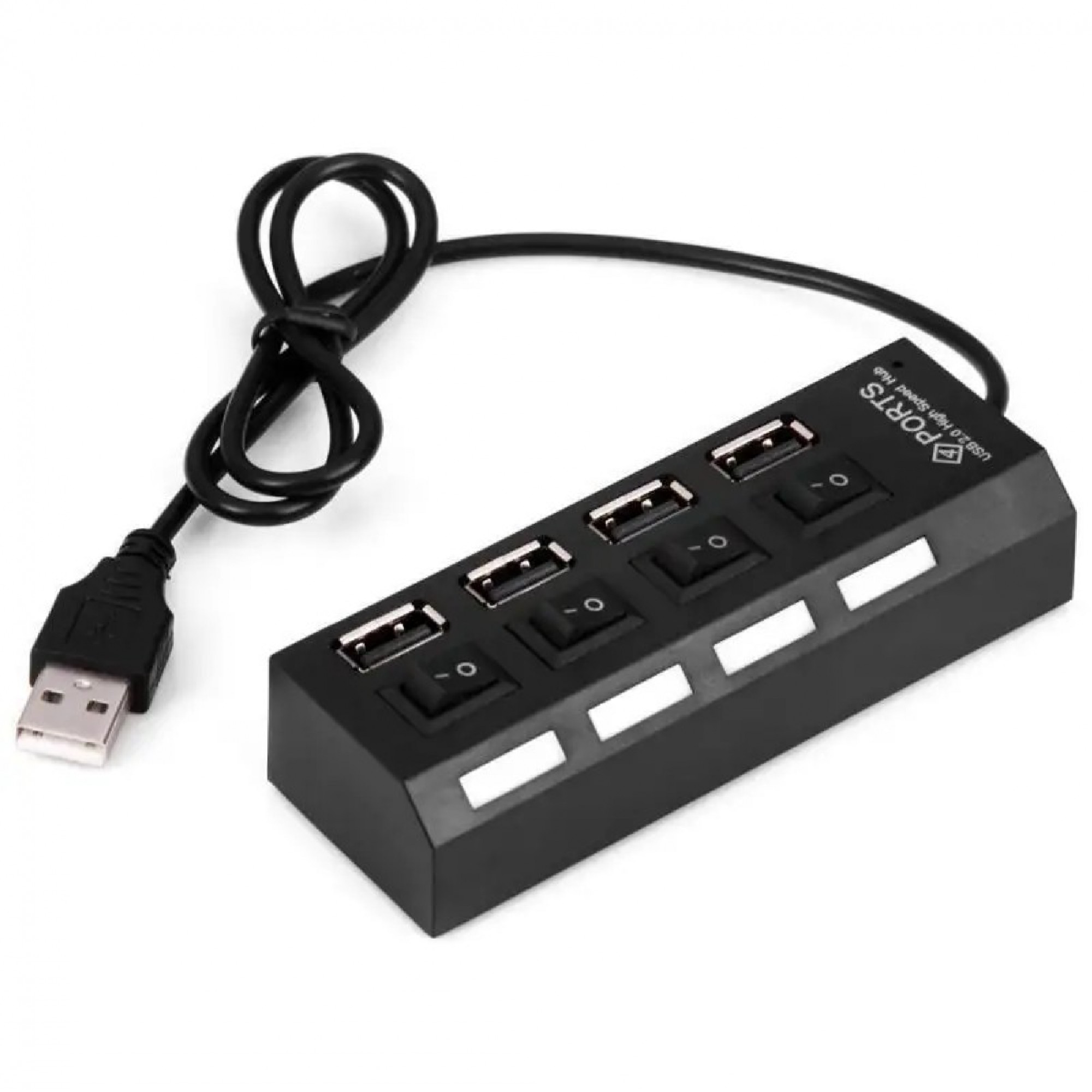 USB-хаб XON SmartHub Switch 4хUSB3.0 Чорний (UHASP040043B 5023)
