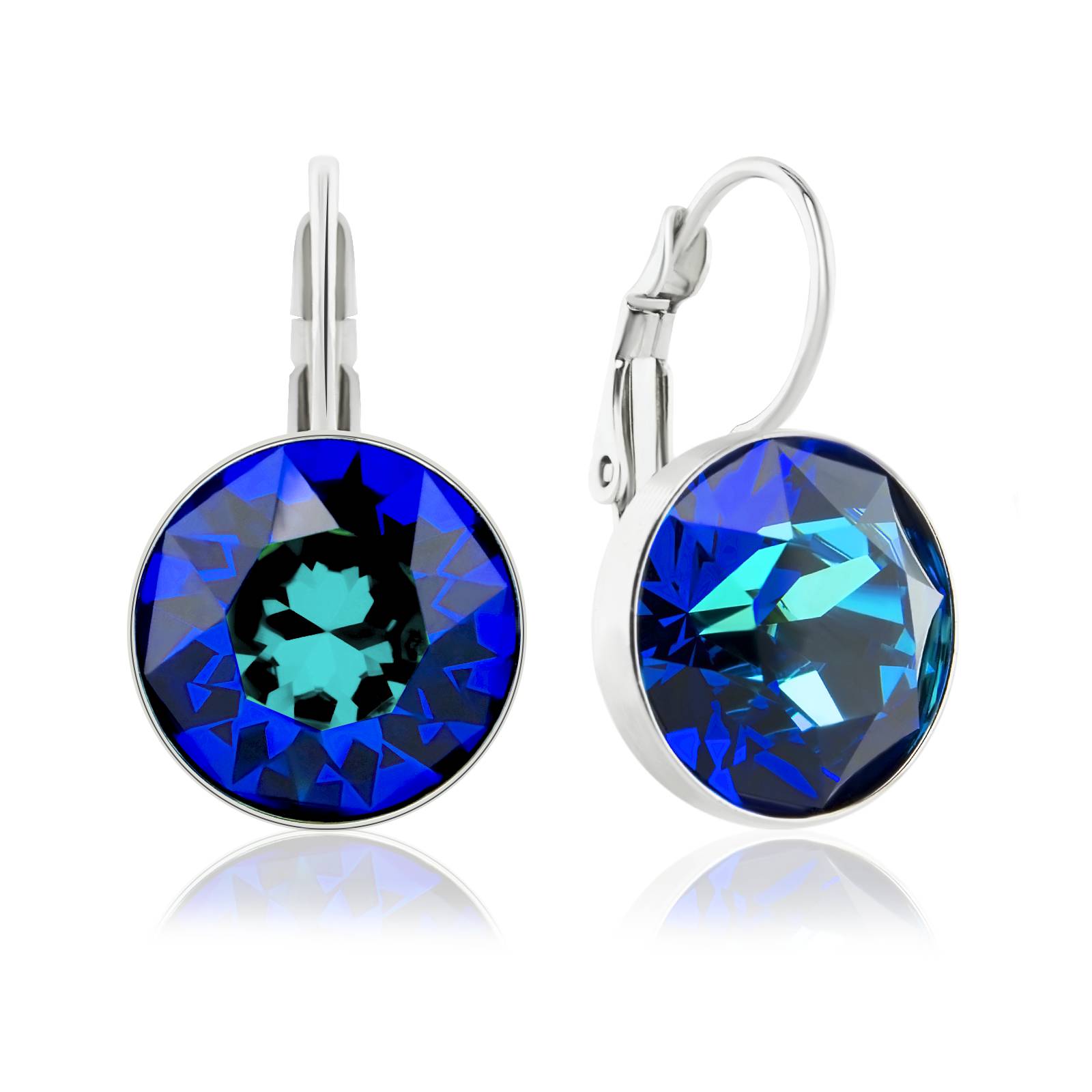 Сережки KOBI Rivoli klapka зі Swarovski 12 мм (7440-6665-35-32)