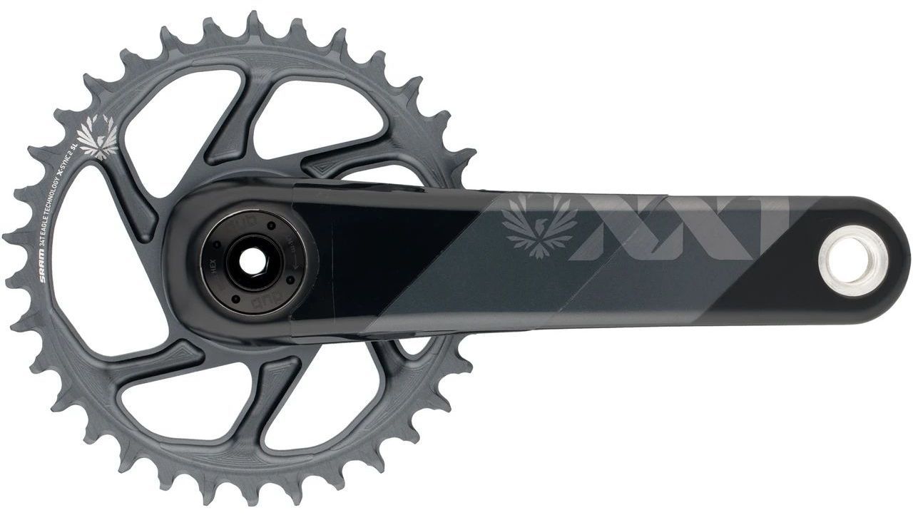 Шатуны Sram XX1 Eagle Boost 148 DUB 170 12 ск 34T X-Sync 2 Серый (1052-00.6118.573.003)