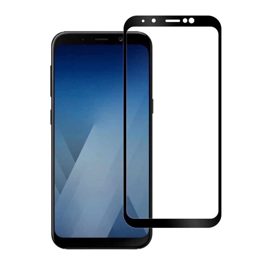 Защитное стекло Full Glue Full Screen Glass для Samsung Galaxy A6 2018/A600 Black (PG-000608)