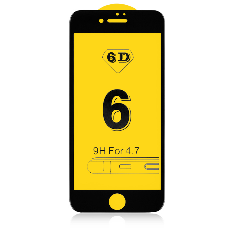 Захисне скло 5D BULLS 0.3mm Tempered Glass iPhone iPhone 6/7/8 Plus Чорний (5D BULLS iPhone 6/7/8 Plus)