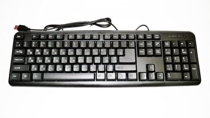 Клавиатура проводная USB HLV X1 K107 Black